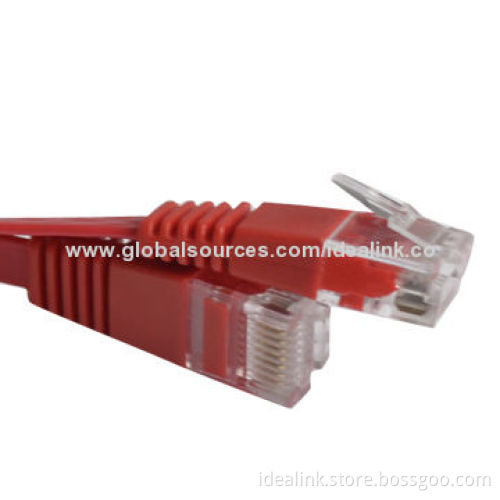 0.5, 1, 2, 3, 5m FTP Molding Network/Flat Patch Cord Cable, PVC/LSZH Jacket